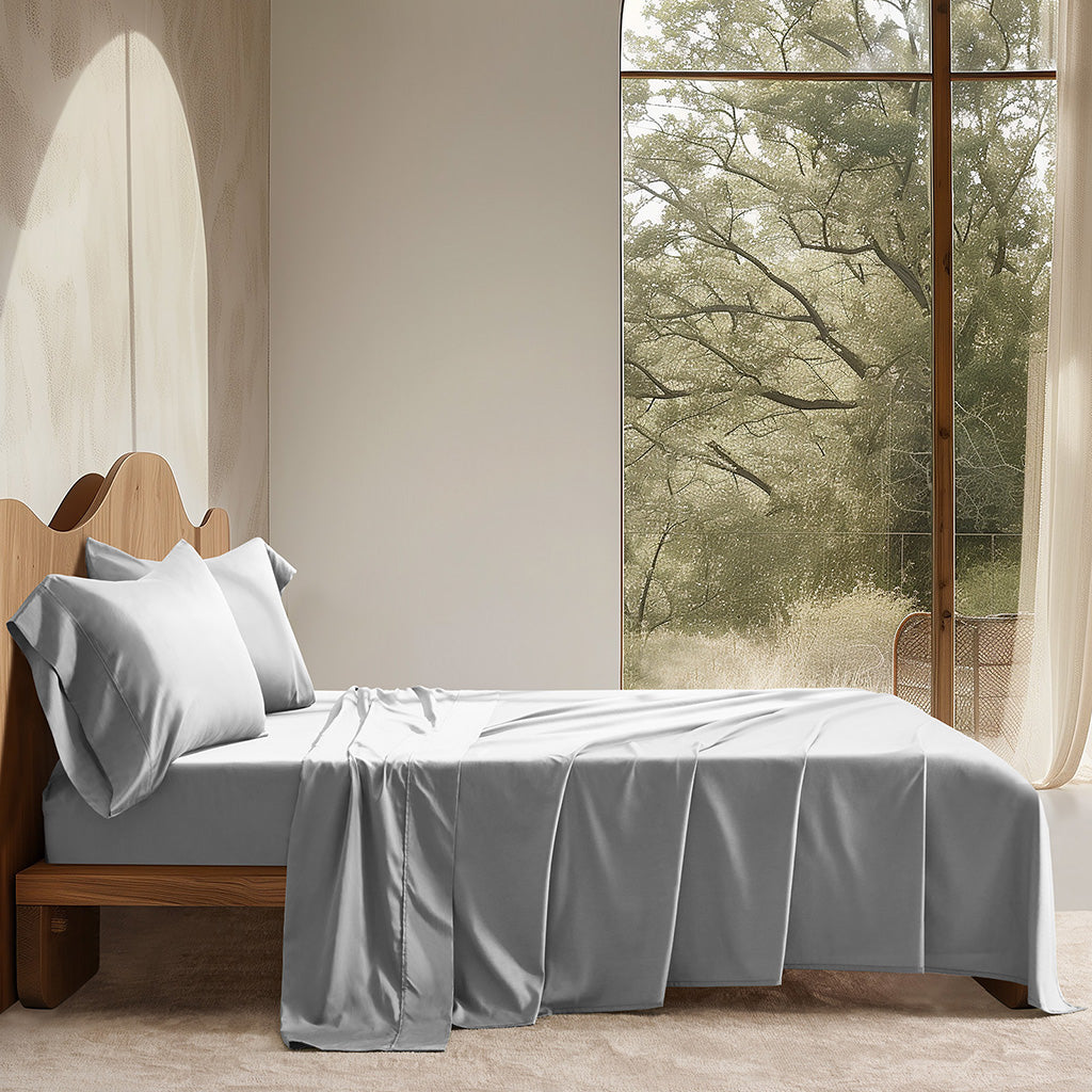 【Atelier silky】 Fitted Bedsheet - Silky Cotton | Solstice
