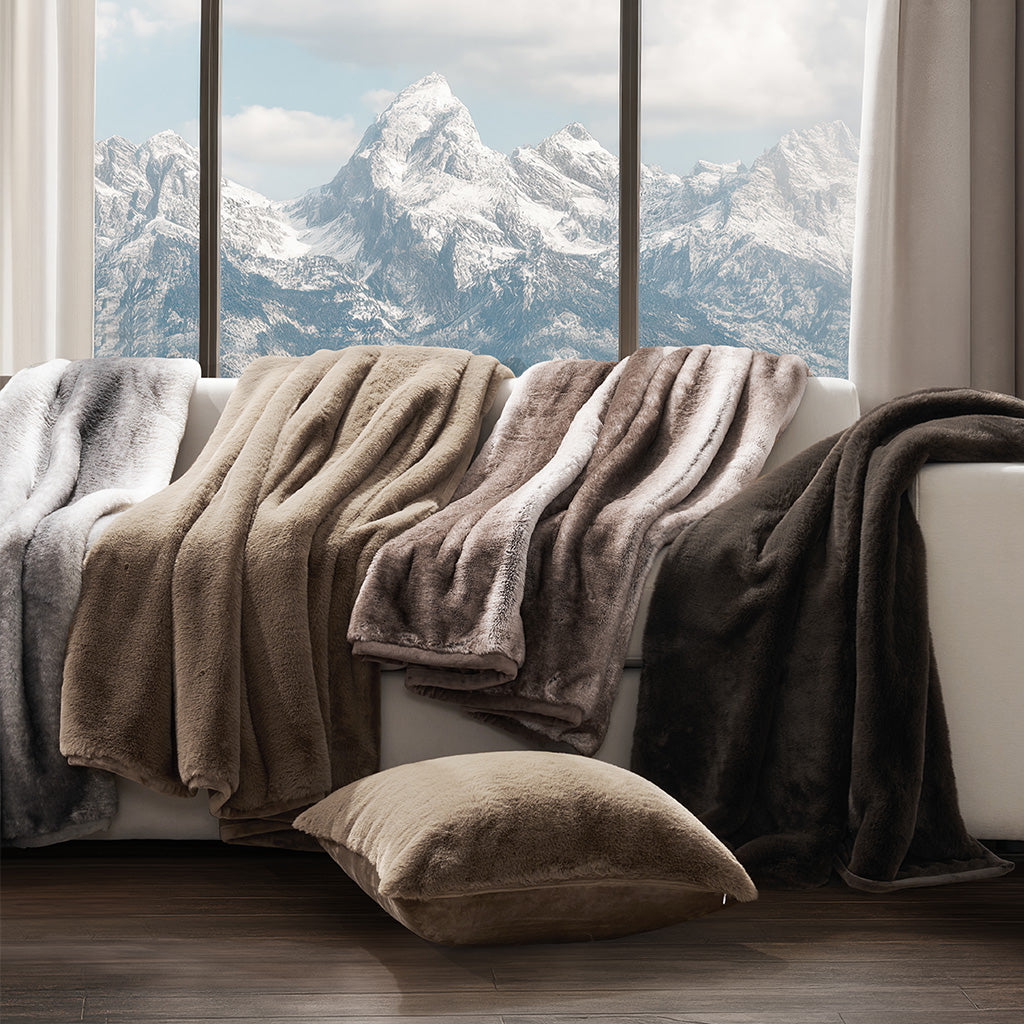 Luxe Mink Faux Fur Blanket – Evergrace Home Inc