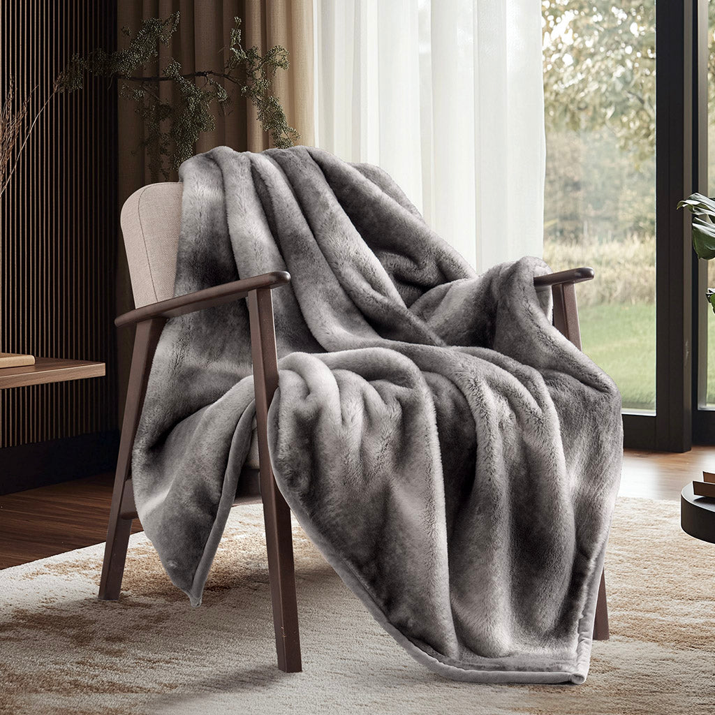 Luxe Mink Faux Fur Blanket – Evergrace Home Inc